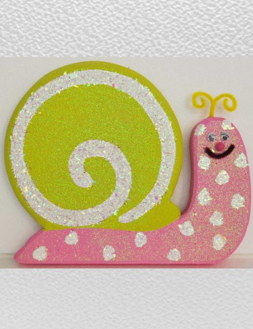 Chiocciola rosa verde polistirolo decorazione primavera pasqua vetrine negozi