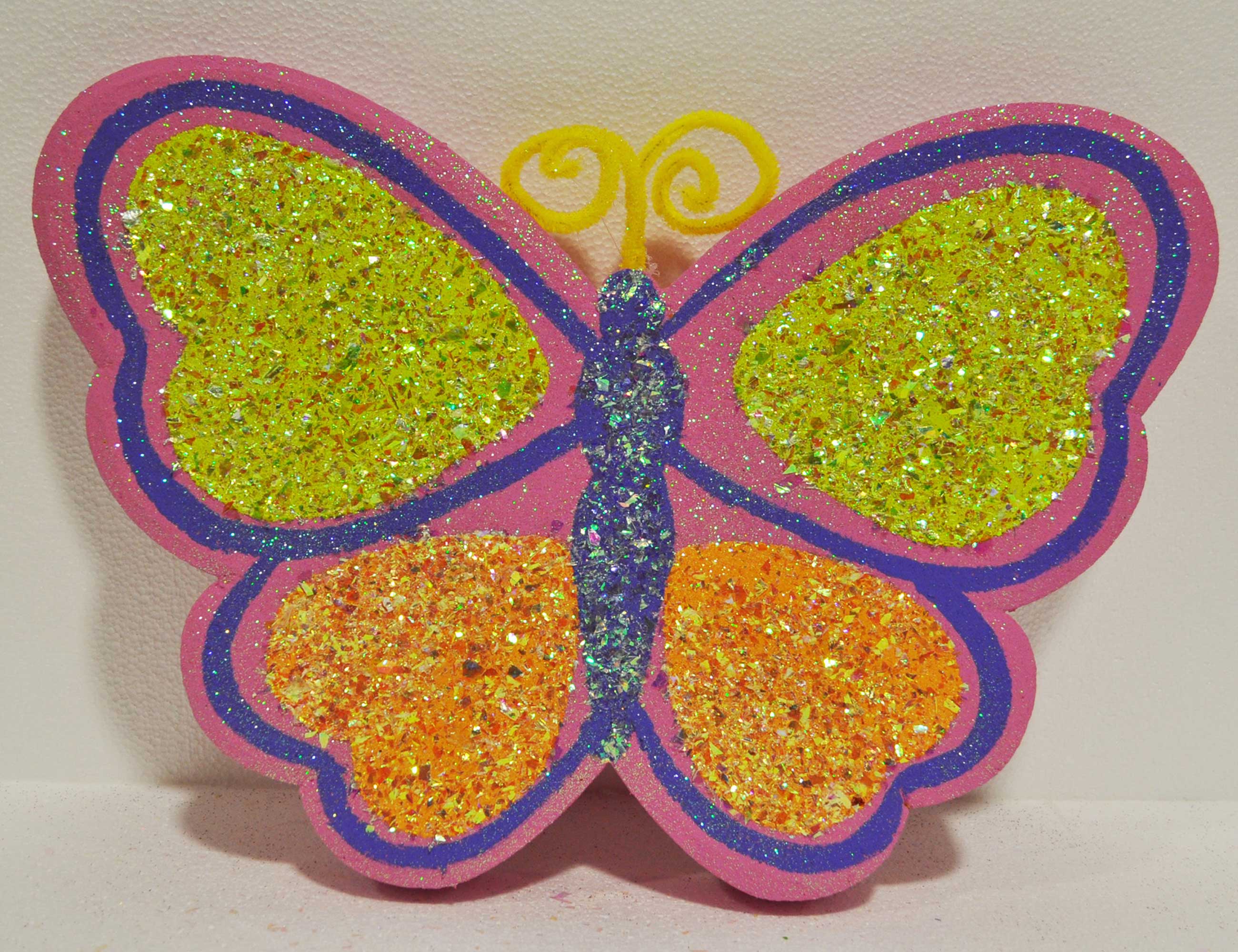 FARFALLA ROSA GRANDE - immagine 3