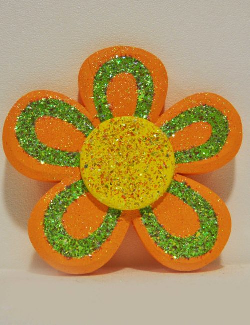 fiore arancio decorazione polistirolo allestimento vetrine primavera