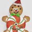 Ginger Lolly Maschio altezza 40cm decorazione natalizia negozi e vetrine