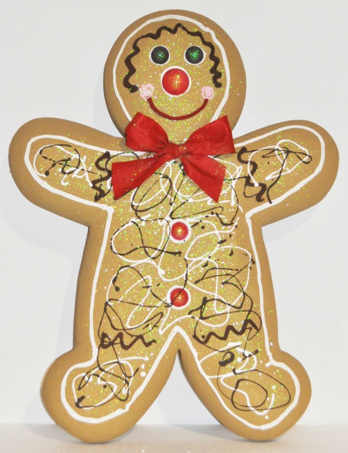 Gingerbread Chiaro maschio 1 altezza 100cm addobbi natale vetrine negozi