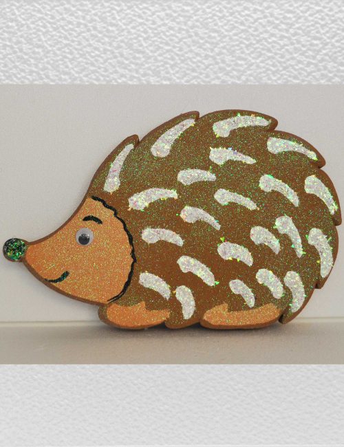 riccio marrone chiaro decorazione vetrine negozi autunno compleanni bambini