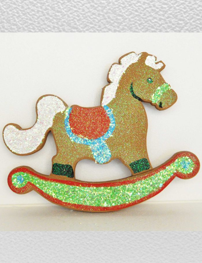 cavallino marrone decorazione polistirolo festa bambini