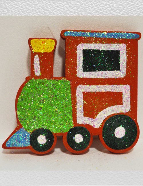 trenino rosso decorazione polistirolo compleanni e feste bambini